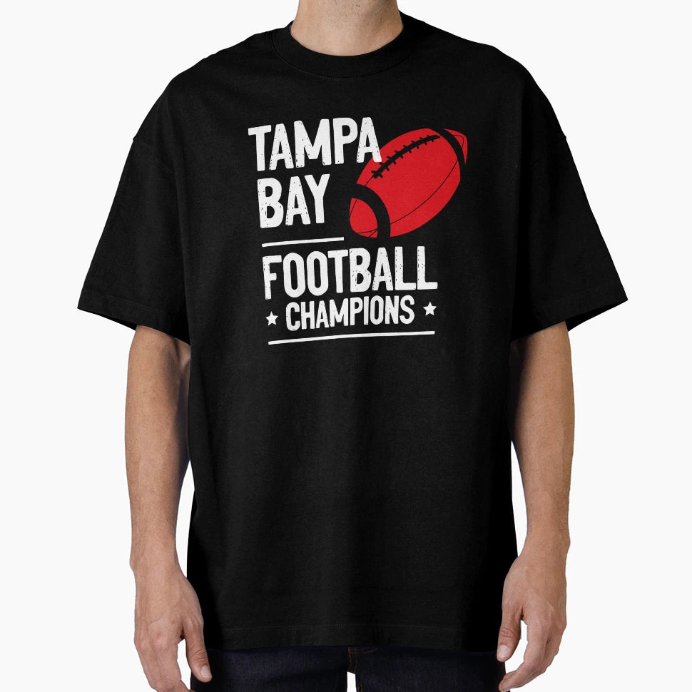 Tampa Bay Football Champions T-Shirt - Custom Art Print Unisex - T-Shirt, Sweatshirt, Hoodie