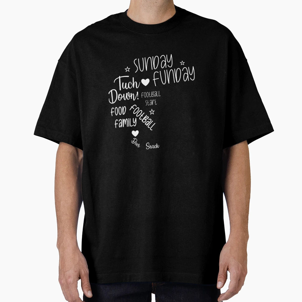 Sunday Funday Super Bowl T-Shirt - Unique Graphic Men Women - T-Shirt, Sweatshirt, Hoodie