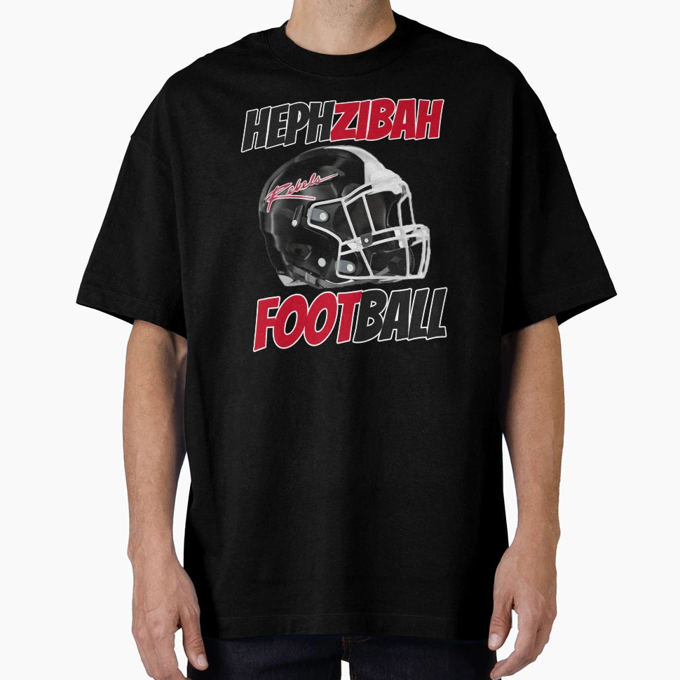 Copy Hephzibah Rebels Football 24 V4 T-Shirt - Minimalist Print Unisex - T-Shirt, Sweatshirt, Hoodie