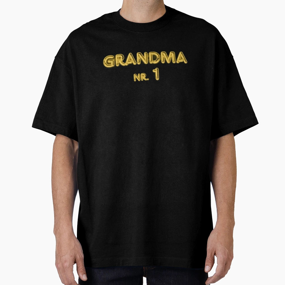 Grandma Nr 1 T-Shirt - Trendy Graphic for Adults - T-Shirt, Sweatshirt, Hoodie
