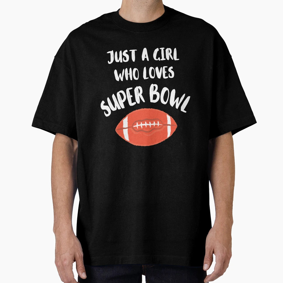 Just Who Loves Super Bowl T-Shirt - Aesthetic Graphic Unisex - T-Shirt, Sweatshirt, Hoodie