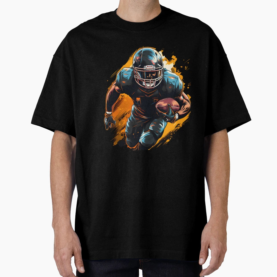 American Football Color Painting No 2 T-Shirt - Trendy Graphic Unisex - T-Shirt, Sweatshirt, Hoodie