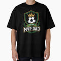 Mvp Dad Soccer Crest Crown Fathers Day T-Shirt - Graphic Print Men Women - T-Shirt, Sweatshirt, Hoodie