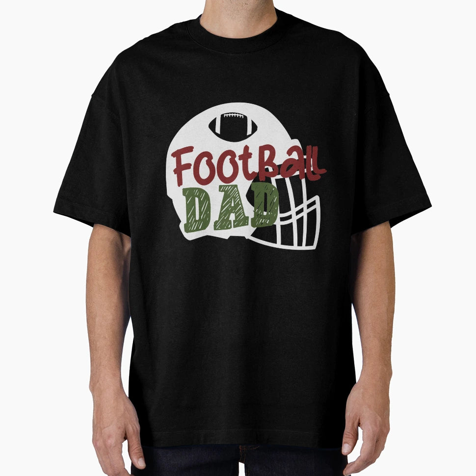 Football Dad T-Shirt - Graphic Print Unisex - T-Shirt, Sweatshirt, Hoodie