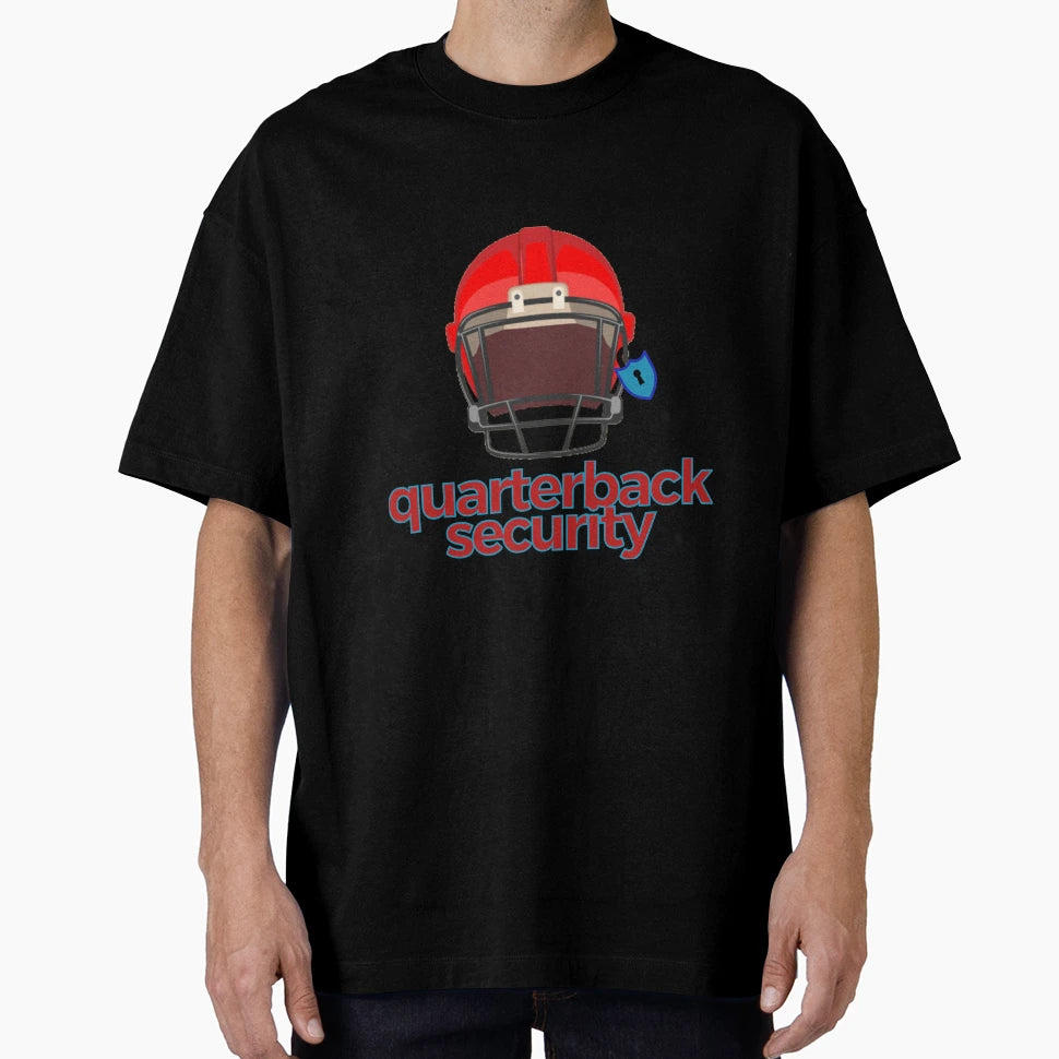 Quarterback Security Helmet Security T-Shirt - Graphic Print Men Women - T-Shirt, Sweatshirt, Hoodie