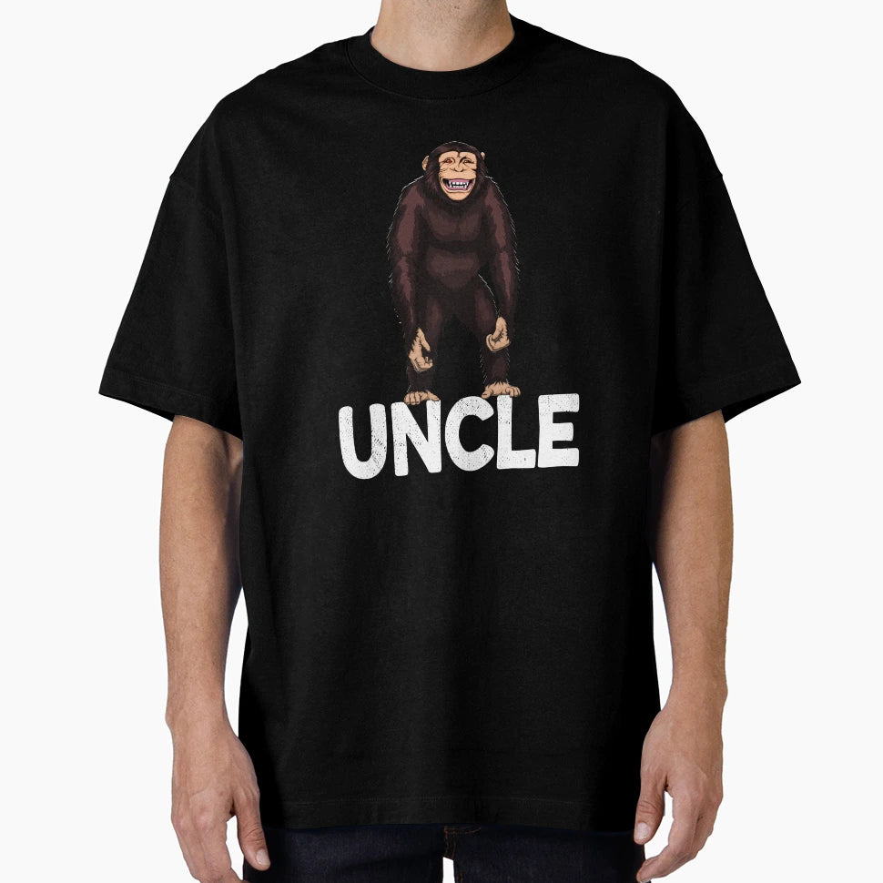 Monkey Uncle Chimpanzee T-Shirt - Fun Novelty Design Men Women - T-Shirt, Sweatshirt, Hoodie