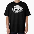 Milf I Love Football American T-Shirt - Custom Art Print Men Women - T-Shirt, Sweatshirt, Hoodie