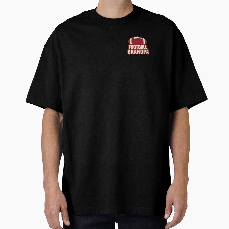 American Football Grandpa Pocket T-Shirt - Custom Art Print Unisex - T-Shirt, Sweatshirt, Hoodie