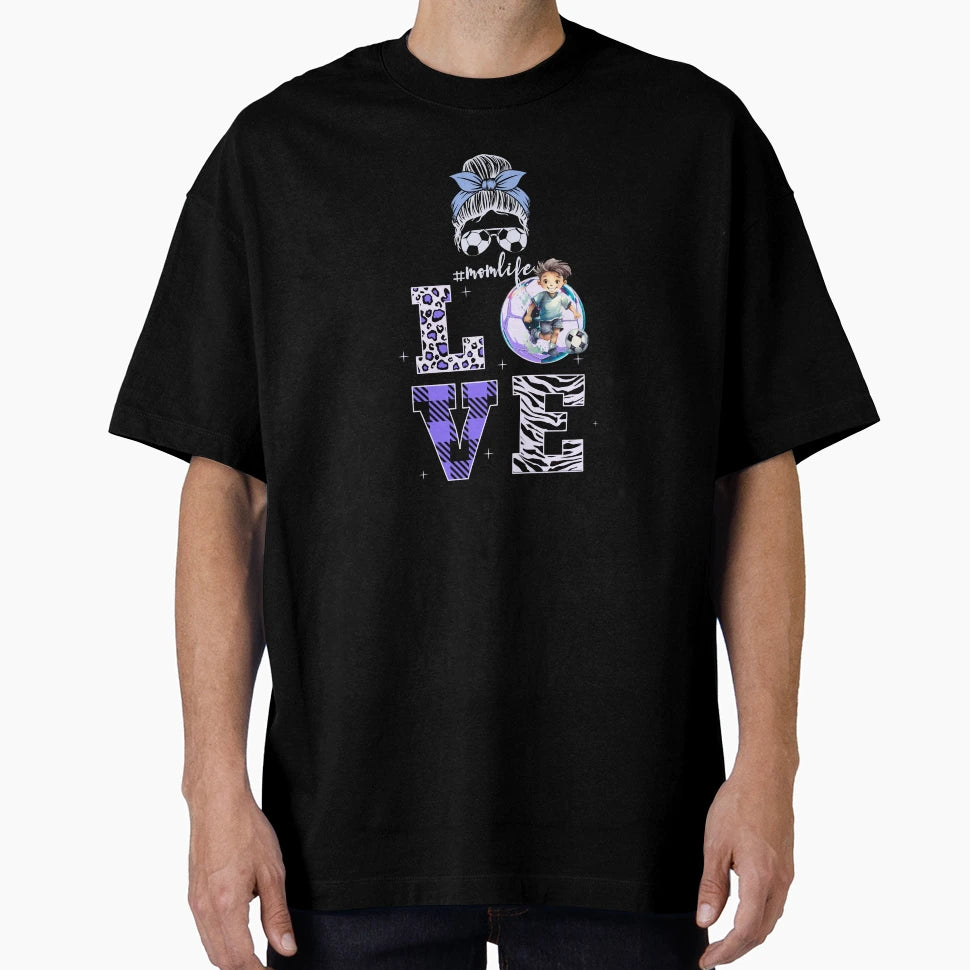 Soccer Mom Life Love T-Shirt - Custom Art Print for Adults - T-Shirt, Sweatshirt, Hoodie