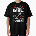 Just Who Loves Football Football T-Shirt - Minimalist Print for Adults - T-Shirt, Sweatshirt, Hoodie