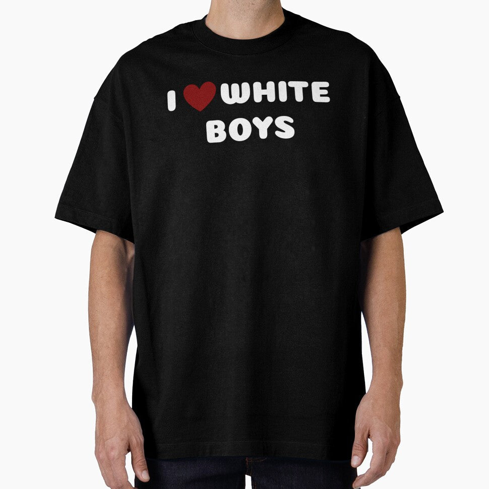 I LOVE WHITE BOYS by Ravokee - Adult & Kids T-Shirts, Sweatshirts & Hoodies apparel design preview 1
