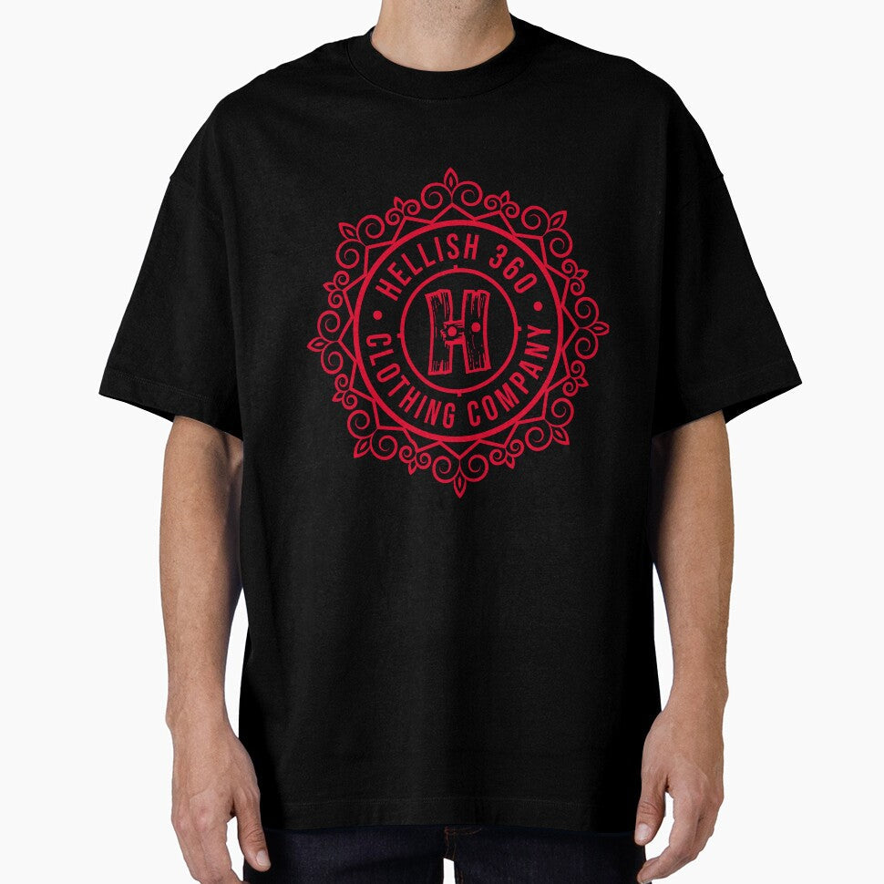 Hellish 360 Edgy Urban Gear by KompromizeCo - Adult & Kids T-Shirts, Sweatshirts & Hoodies apparel design preview 1