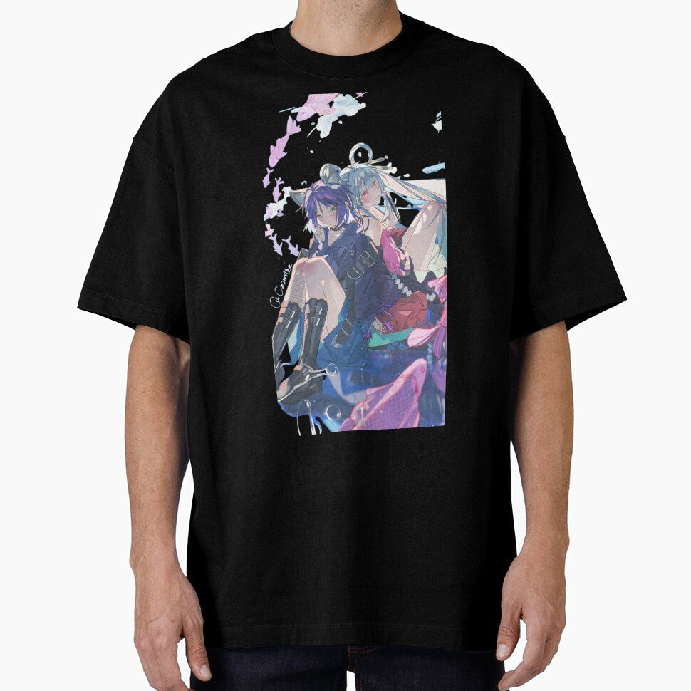 Sakayori Iroha and Runami by KomiArts - Adult & Kids T-Shirts, Sweatshirts & Hoodies apparel design preview 1