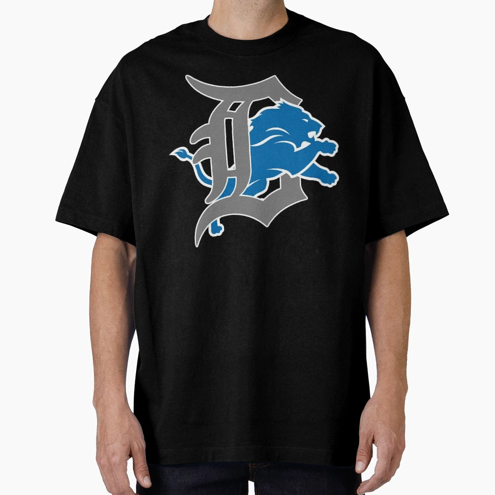 Detroit Lions T-Shirt - Custom Art Print Unisex - T-Shirt, Sweatshirt, Hoodie