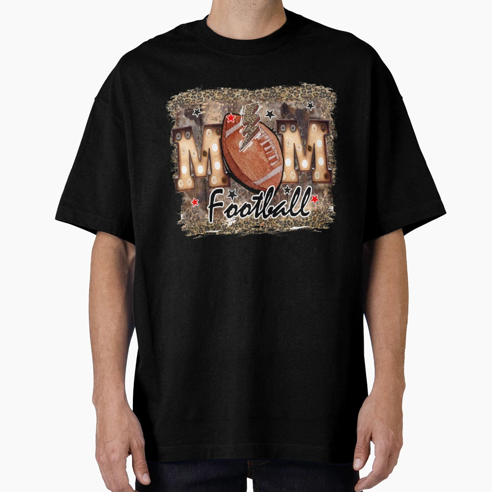 Football Leopard Png Sublimation T-Shirt - Casual Everyday Wear for Adults - T-Shirt, Sweatshirt, Hoodie