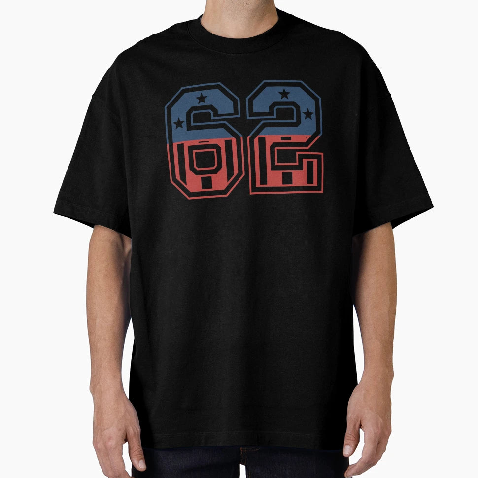 Number 62 Usa T-Shirt - Streetwear Style Men Women - T-Shirt, Sweatshirt, Hoodie