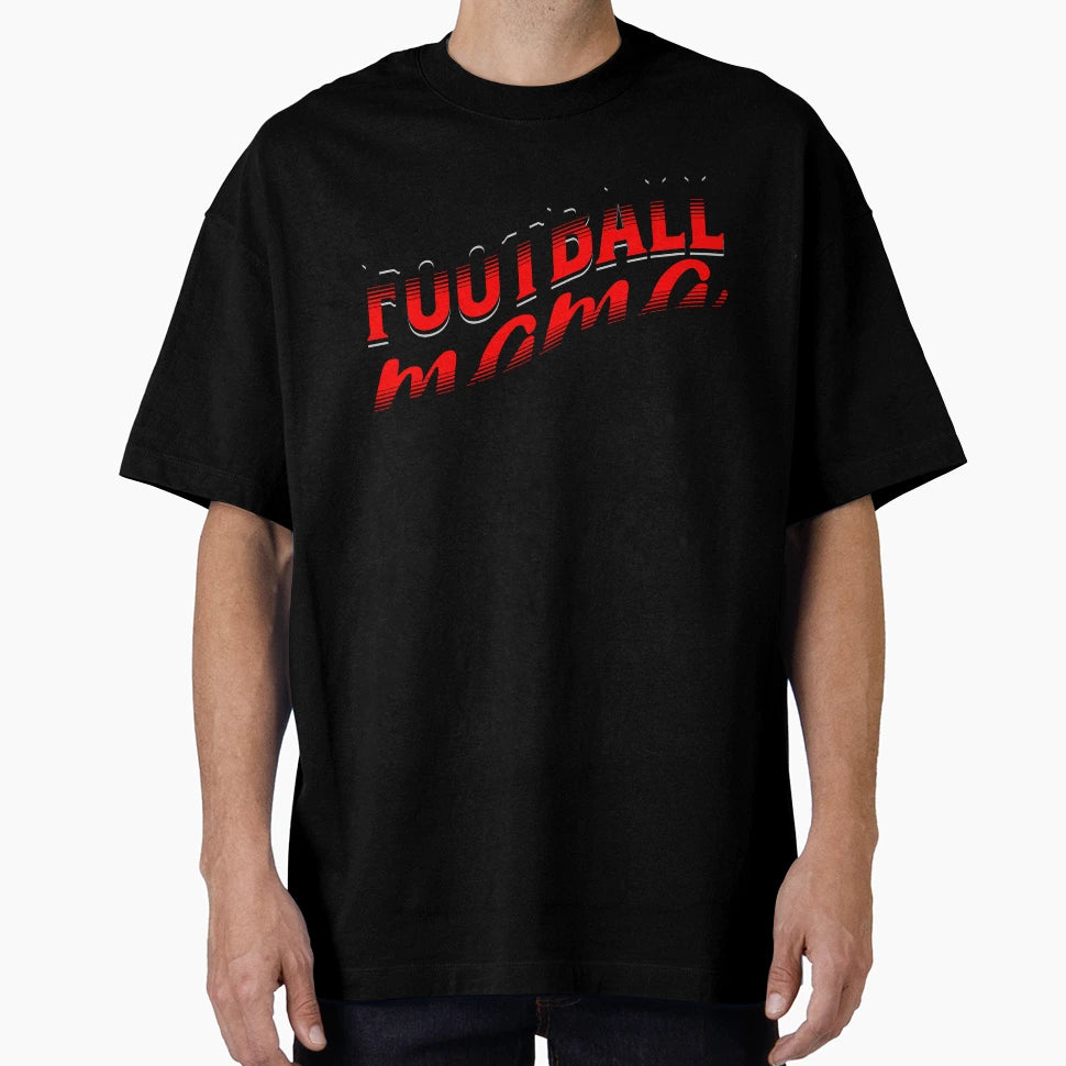 Red Fantasy Football Mom T-Shirt - Casual Everyday Wear Men Women - T-Shirt, Sweatshirt, Hoodie