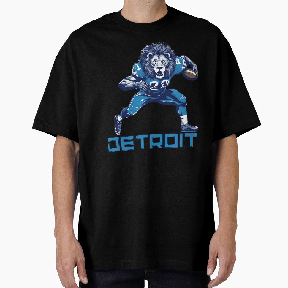 Detroit Illinois Football Team Fan T-Shirt - Fun Novelty Design Unisex - T-Shirt, Sweatshirt, Hoodie