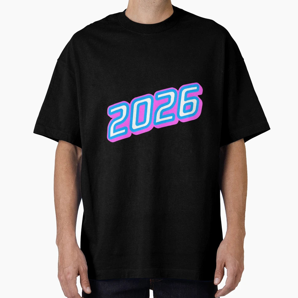 New Year 2026 T-Shirt - Minimalist Print Men Women - T-Shirt, Sweatshirt, Hoodie