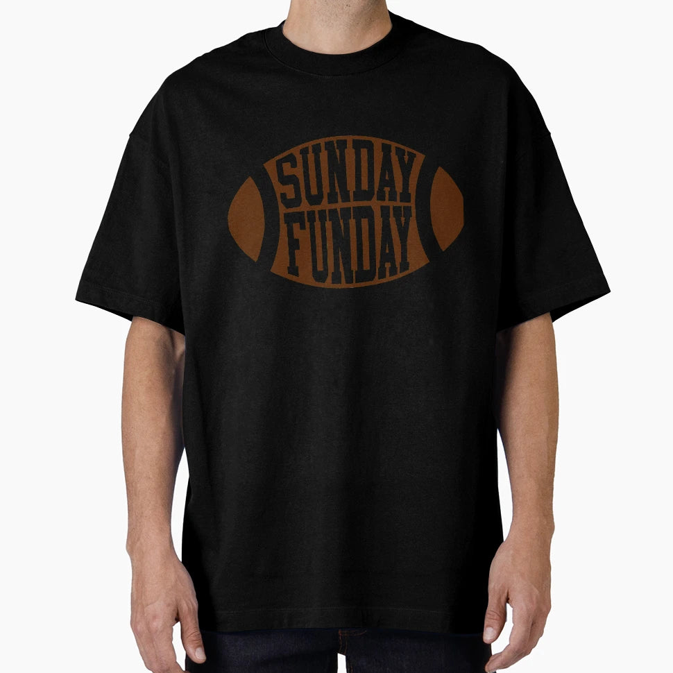 Sunday Funday T-Shirt - Minimalist Print Men Women - T-Shirt, Sweatshirt, Hoodie