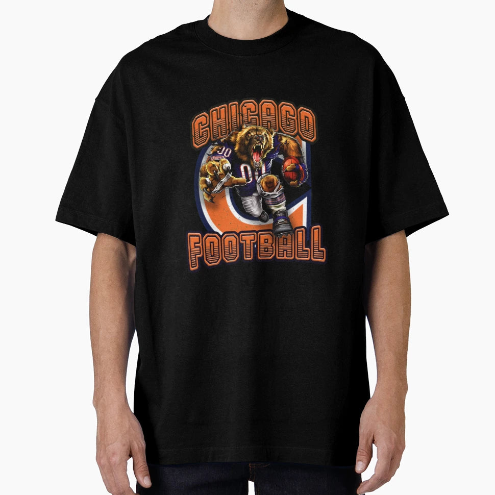 Chicago Football T-Shirt - Novelty Apparel for Adults - T-Shirt, Sweatshirt, Hoodie