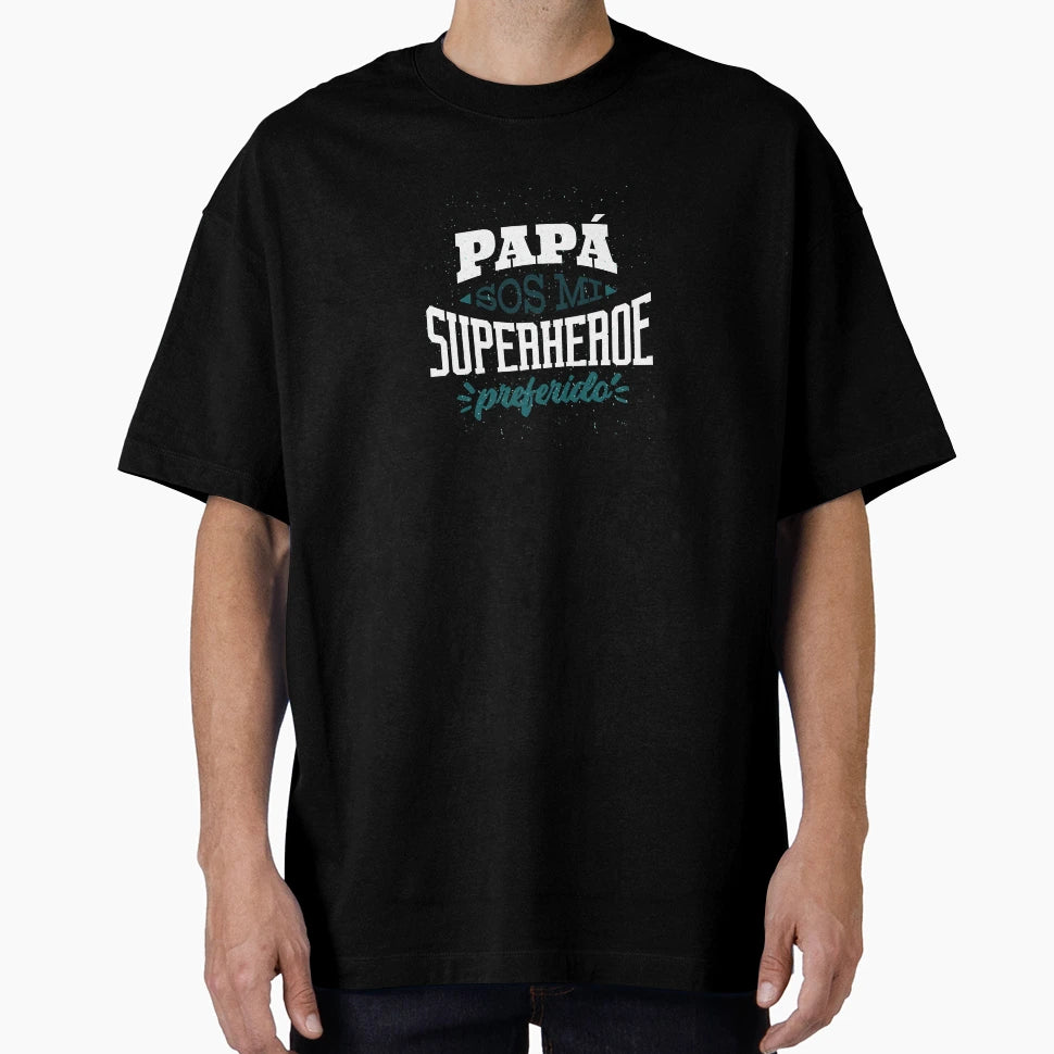 Papa Superheroe T-Shirt - Aesthetic Graphic Unisex - T-Shirt, Sweatshirt, Hoodie