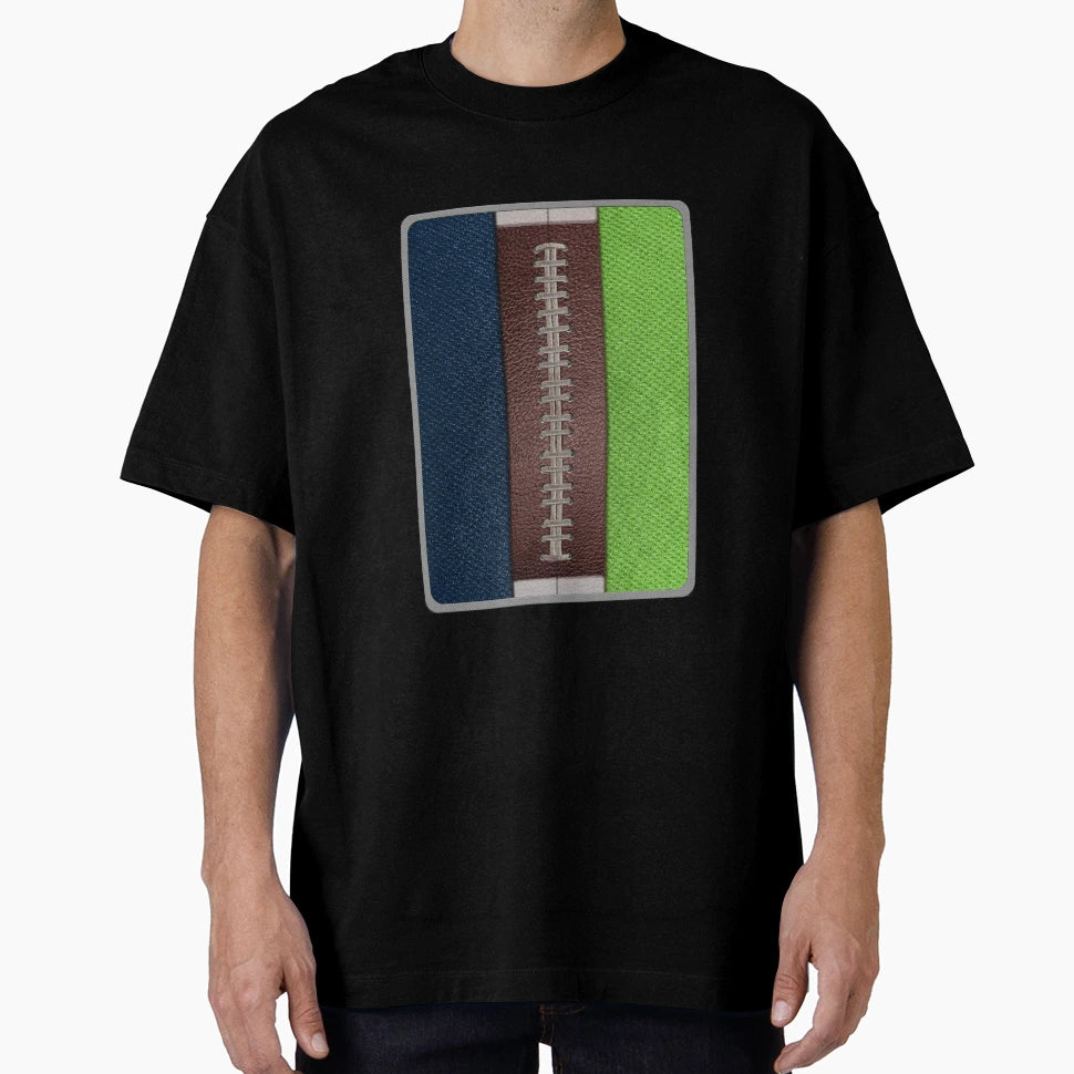 Football Navy Green And Gray Team T-Shirt - Novelty Apparel Men Women - T-Shirt, Sweatshirt, Hoodie