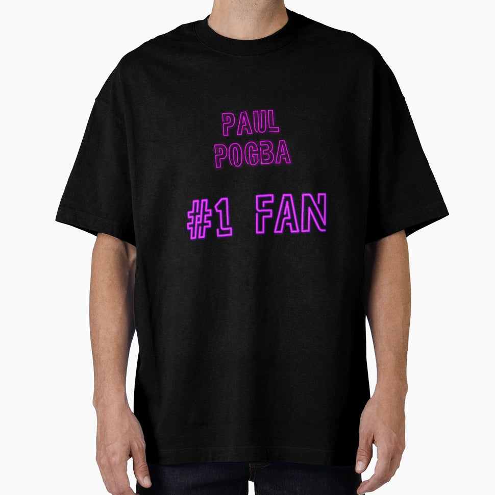 Paul Pogba 1 Fan T-Shirt - Fun Novelty Design for Adults - T-Shirt, Sweatshirt, Hoodie