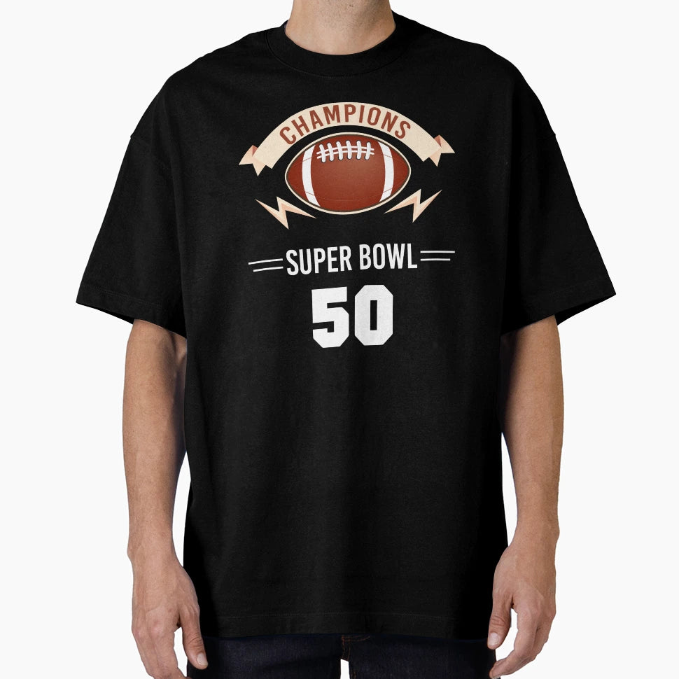 Super Bowl 50 Champions Winner T-Shirt - Streetwear Style for Adults - T-Shirt, Sweatshirt, Hoodie