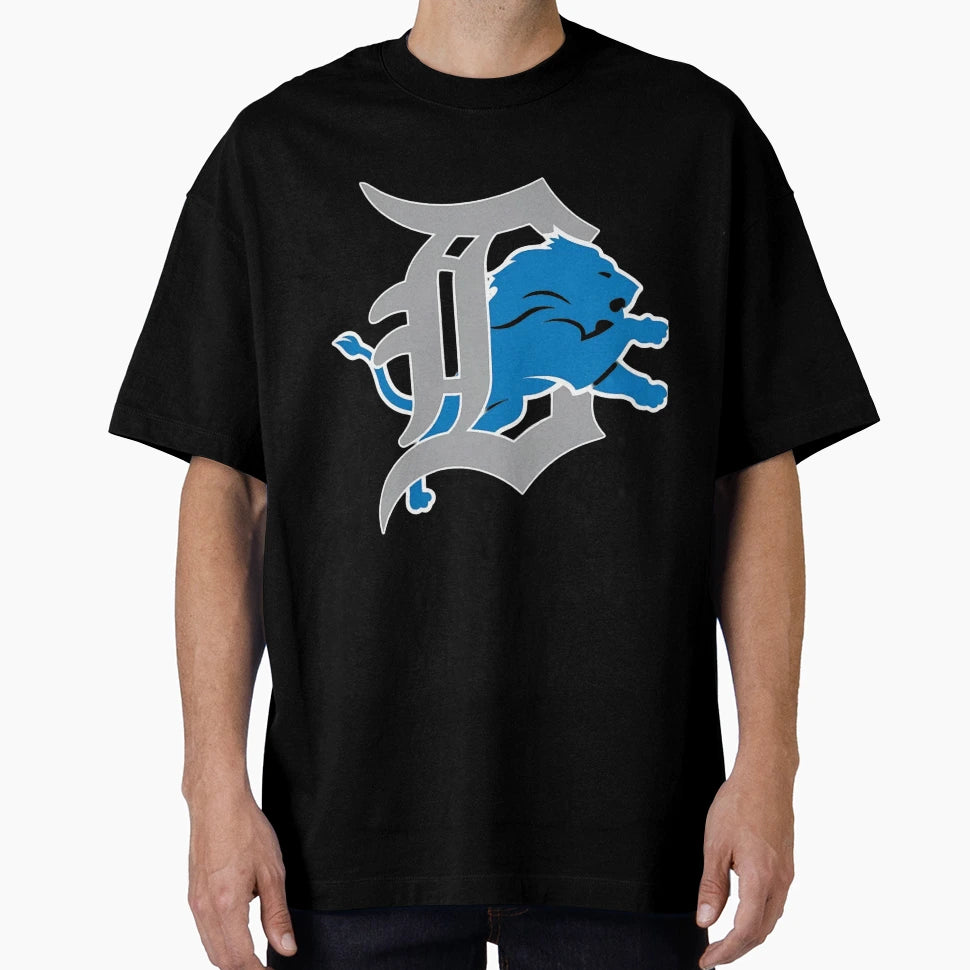 Football Detroit Lions T-Shirt - Fun Novelty Design for Adults - T-Shirt, Sweatshirt, Hoodie