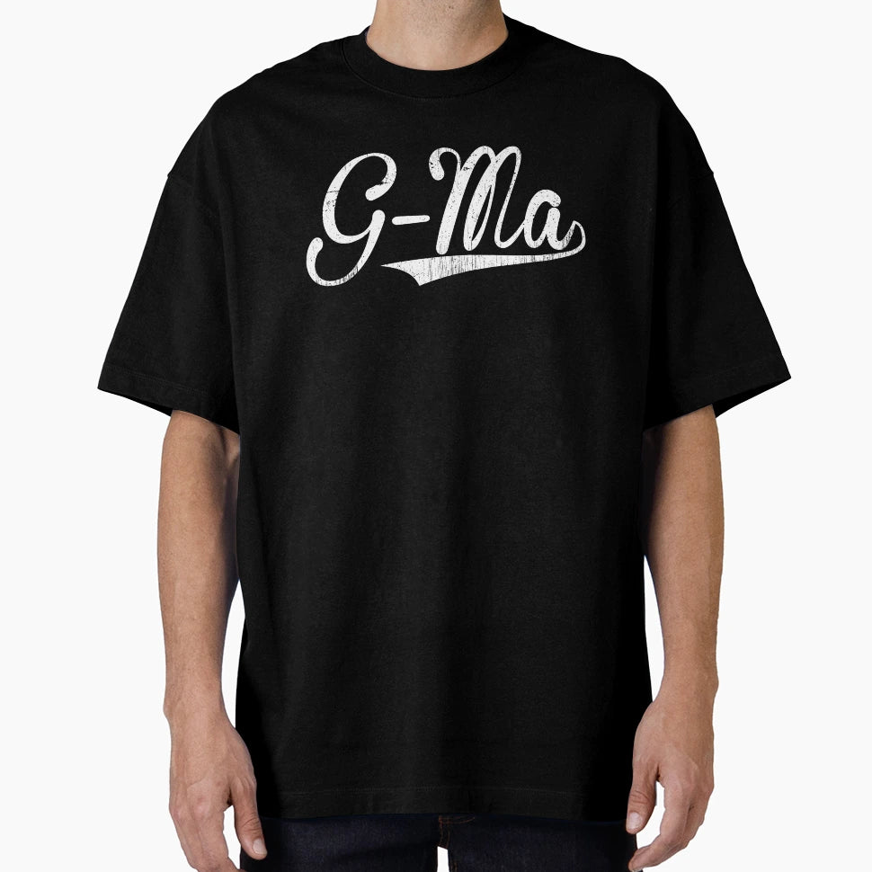 G Ma Birthday Gifts Grandma Happy T-Shirt - Custom Art Print Men Women - T-Shirt, Sweatshirt, Hoodie