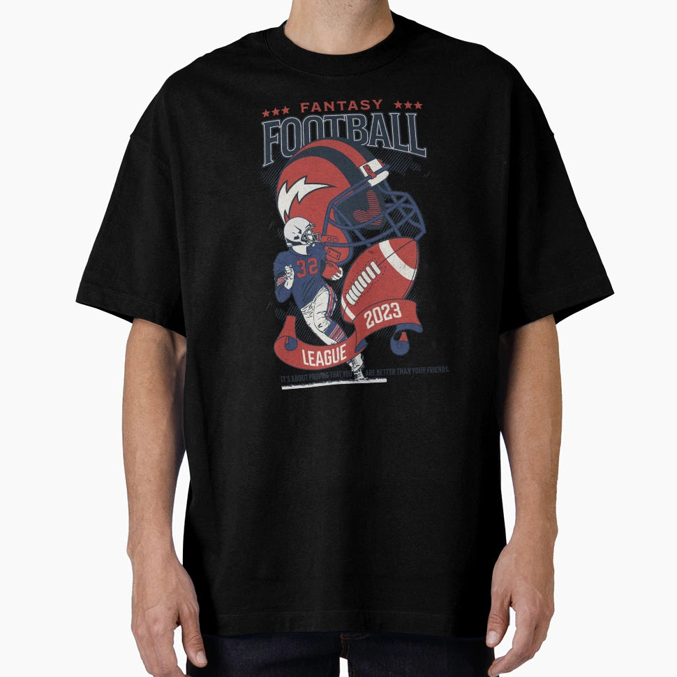 Fantasy Football League 2023 T-Shirt - Custom Art Print Unisex - T-Shirt, Sweatshirt, Hoodie
