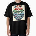 2026 North America Host Soccer Stadiums T-Shirt - Novelty Apparel Men Women - T-Shirt, Sweatshirt, Hoodie