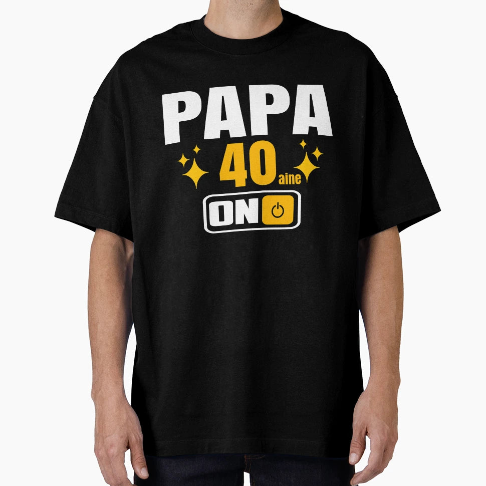 Dad 40 Years Old 40S Birthday T-Shirt - Fun Novelty Design for Adults - T-Shirt, Sweatshirt, Hoodie