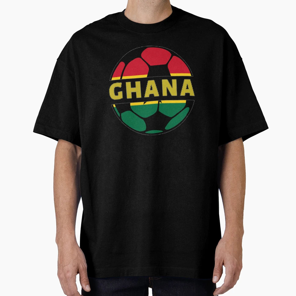 Ghana Football T-Shirt - Aesthetic Graphic Unisex - T-Shirt, Sweatshirt, Hoodie