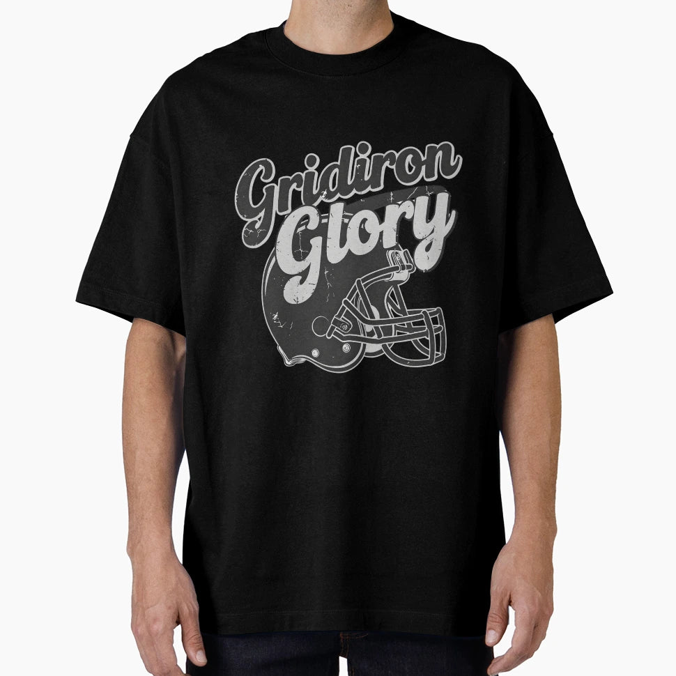 Gridiron Glory Football T-Shirt - Custom Art Print for Adults - T-Shirt, Sweatshirt, Hoodie