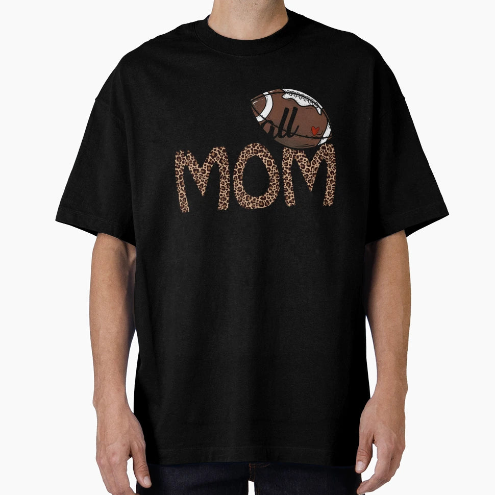 Football Mom Gift Football Lovers T-Shirt - Aesthetic Graphic for Adults - T-Shirt, Sweatshirt, Hoodie