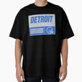 Detroit Football T-Shirt - Minimalist Print Men Women - T-Shirt, Sweatshirt, Hoodie