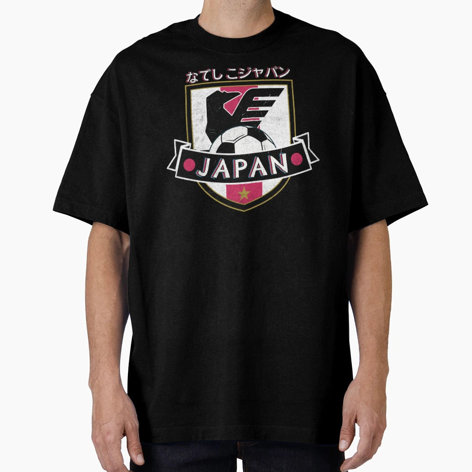 Japan Womens Soccer Crest Nadeshiko Japan T-Shirt - Custom Art Print Unisex - T-Shirt, Sweatshirt, Hoodie