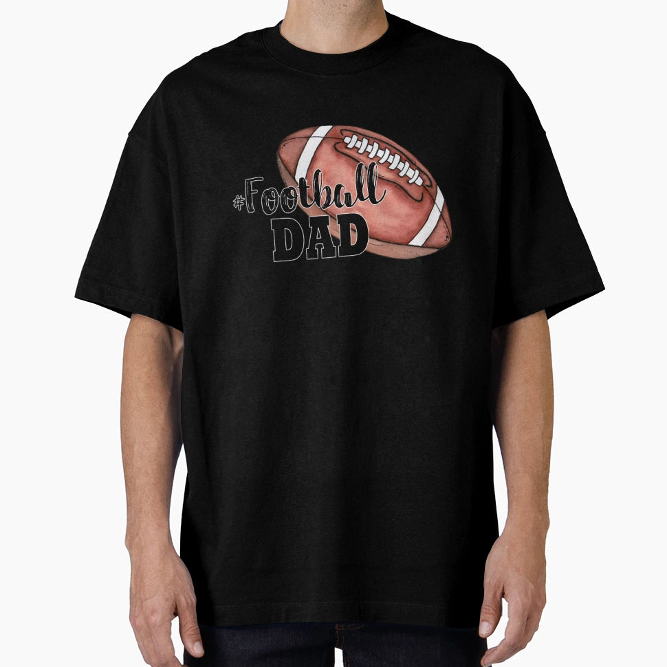 Football Dad T-Shirt - Minimalist Print Men Women - T-Shirt, Sweatshirt, Hoodie