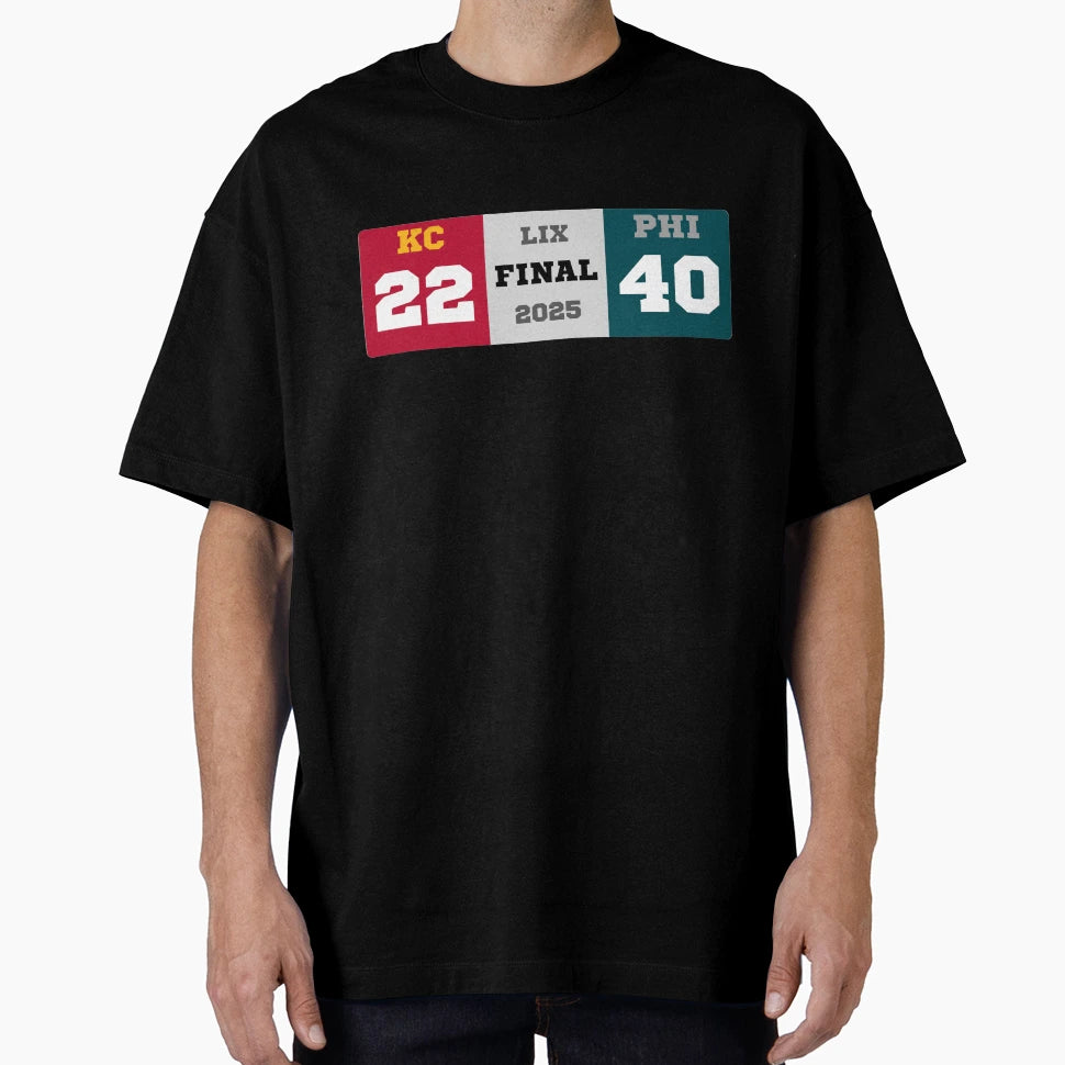 Super Bowl Score T-Shirt - Minimalist Print Men Women - T-Shirt, Sweatshirt, Hoodie