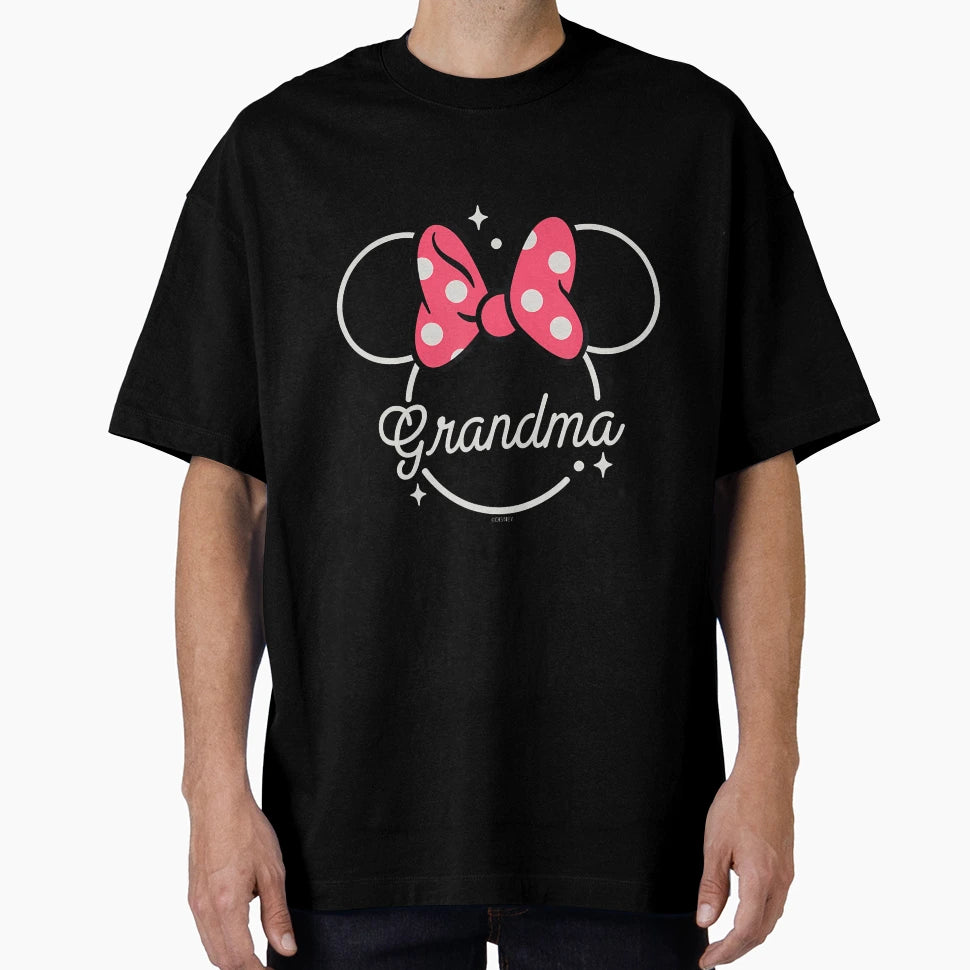 Minnie Mouse Grandma Head Icon Magic T-Shirt - Novelty Apparel Men Women - T-Shirt, Sweatshirt, Hoodie