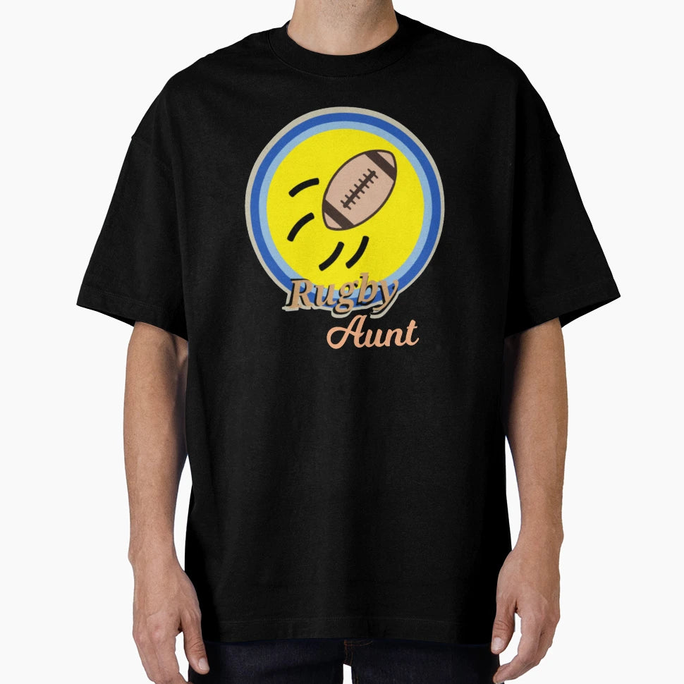 Rugby Aunt T-Shirt - Custom Art Print Men Women - T-Shirt, Sweatshirt, Hoodie