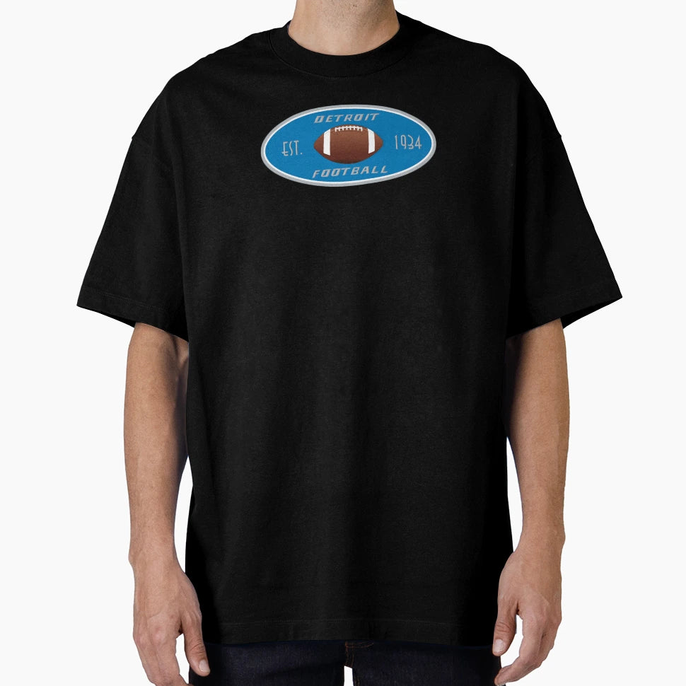 Detroit Football T-Shirt - Casual Everyday Wear Men Women - T-Shirt, Sweatshirt, Hoodie