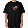 Football Ball Flying Touchdown T-Shirt - Aesthetic Graphic Men Women - T-Shirt, Sweatshirt, Hoodie