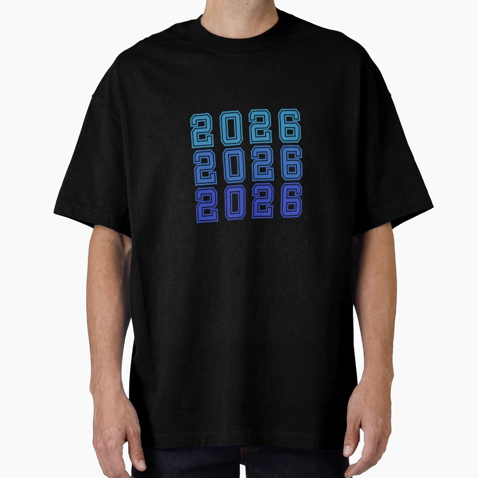 2026 Blue T-Shirt - Casual Everyday Wear Men Women - T-Shirt, Sweatshirt, Hoodie