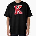 Red Varsity Letter K T-Shirt - Custom Art Print Men Women - T-Shirt, Sweatshirt, Hoodie