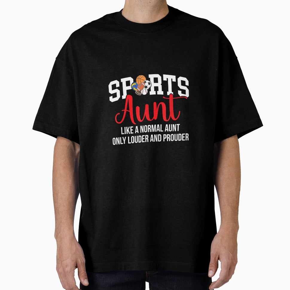 Sports Aunt Definition Sport Aunt T-Shirt - Minimalist Print Men Women - T-Shirt, Sweatshirt, Hoodie