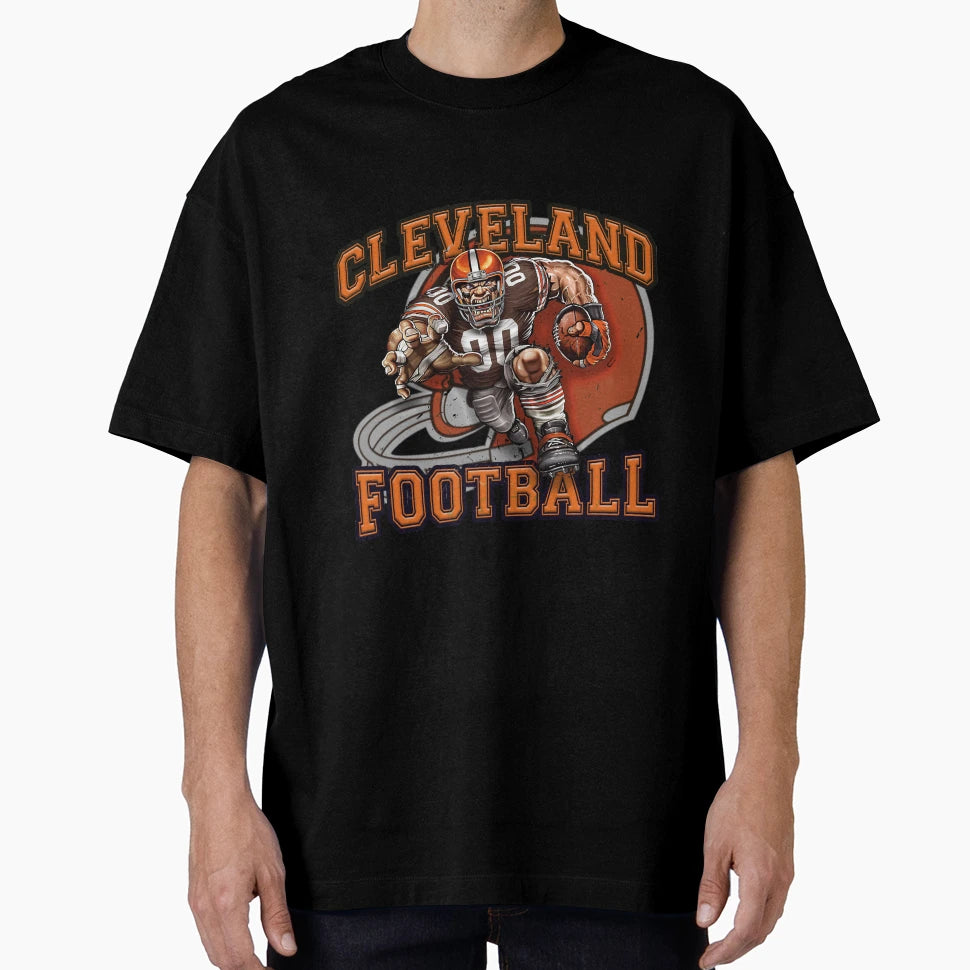 Cleveland Football T-Shirt - Minimalist Print Unisex - T-Shirt, Sweatshirt, Hoodie