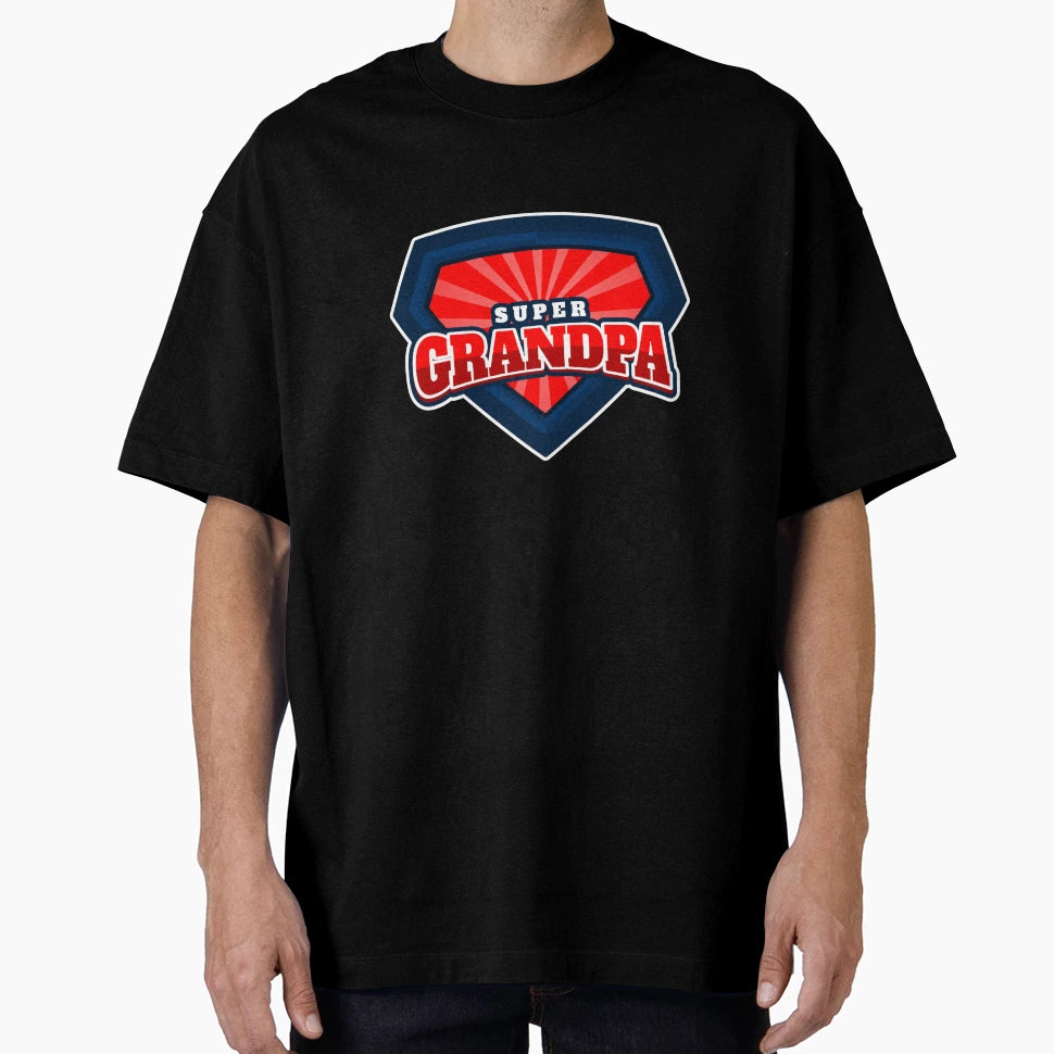 Super Grandpa T-Shirt - Trendy Graphic for Adults - T-Shirt, Sweatshirt, Hoodie